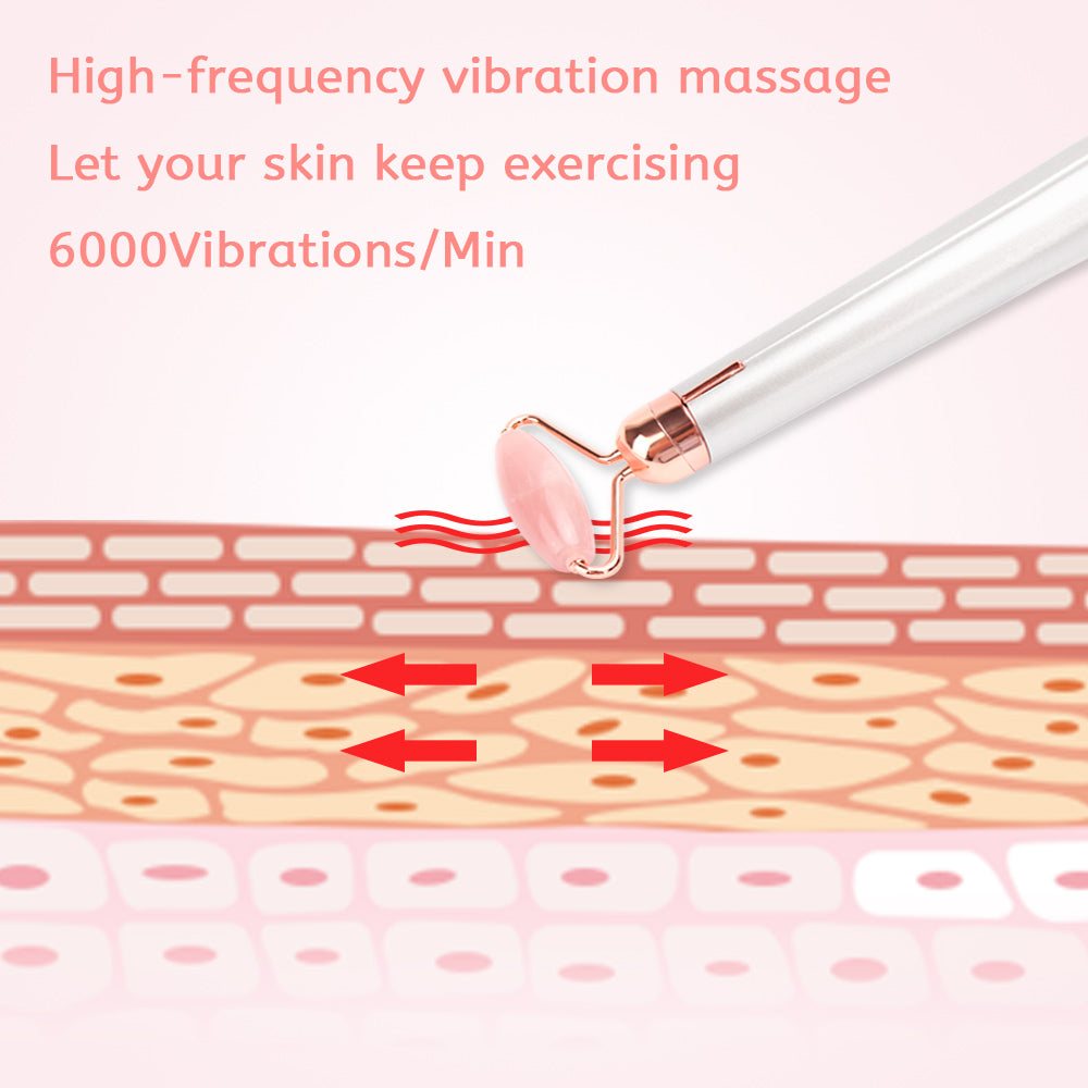 Radiant Perfection: Electric Rose Quartz Glow‑Sculpting Roller